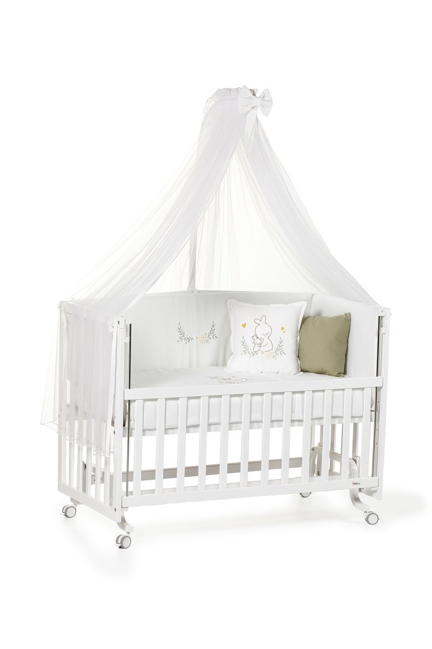 Beyaz 60X120 Karyola Beyaz Motherliness Uyku Seti