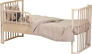 Ege Baby Ahşap Junior Kit Seti (Junior kit + 70 x 50 ek taban + güvenlik paneli) Doğal-Beyaz