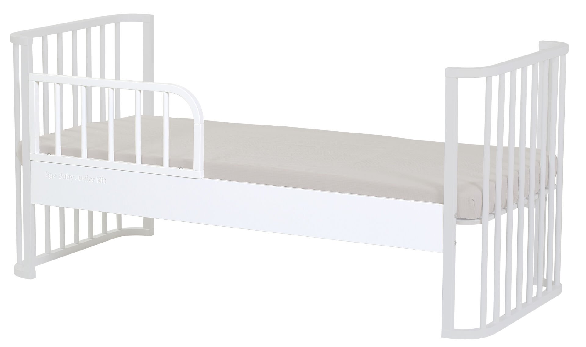 Ege Baby Ahşap Junior Kit Seti (Junior kit + 70 x 50 ek taban + güvenlik paneli) Beyaz