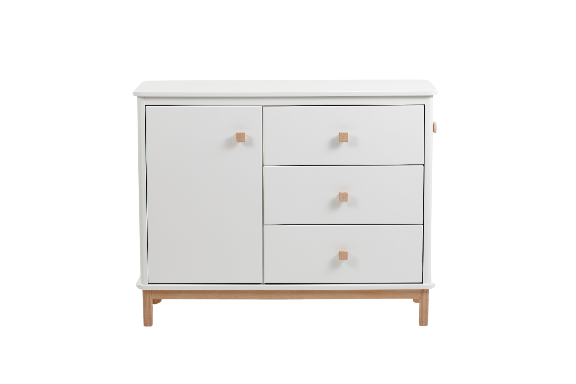 Nordix Şifonyer I Beyaz- Kayın