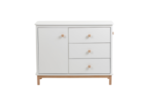 Nordix Şifonyer I Beyaz- Kayın