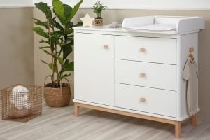 Nordix Şifonyer I Beyaz- Kayın