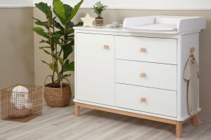 Nordix Şifonyer I Beyaz- Kayın