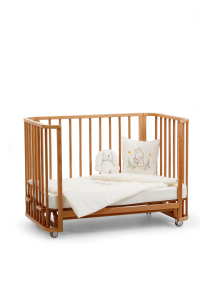 Ahşap 4 in 1 Beşik + Junior (Sadece Beşik) Vernikli