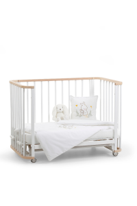 Ahşap 4 in 1 Beşik + Junior (Sadece Beşik) Doğal-Beyaz
