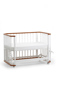 Ahşap 4 in 1 Beşik + Junior (Sadece Beşik) Ceviz-Beyaz