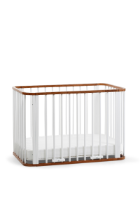 Ahşap 4 in 1 Beşik + Junior (Sadece Beşik) Ceviz-Beyaz