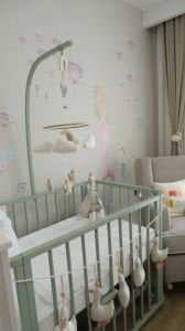 Ahşap 4 in 1 Beşik + Junior (Sadece Beşik) Yeşil