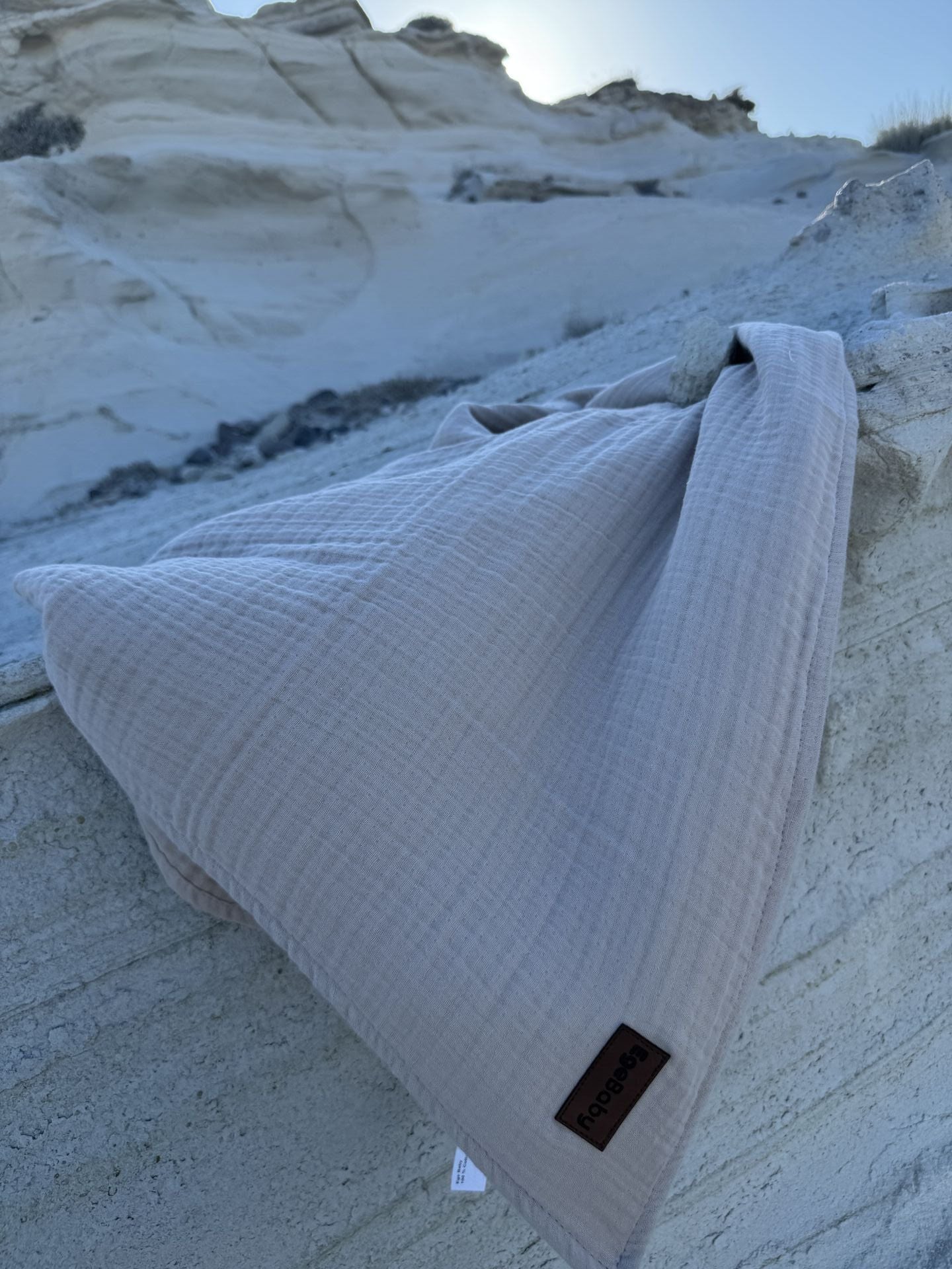 Müslin Örtü/Battaniye 4 Kat – Natural Beginnings C. – 90 x 110 - Soft Sand