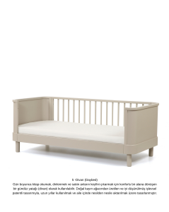 Ege Baby Dönüştürülebilir Montessori Yatak | 70 × 160 cm